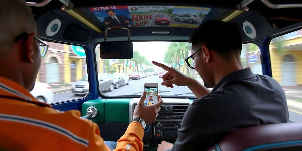 Auto Drivers Enjoying Tuk Tuk Master India Real auto rickshaw drivers playing Tuk Tuk Master India on a mobile device, laughing and pointing at the screen
